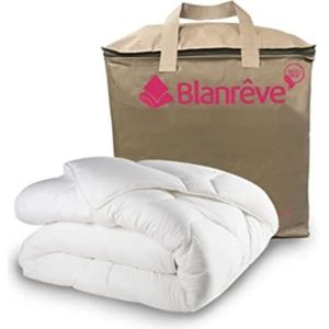 Blanrêve - Dekbed Aerelle Blue – ultrazacht – pluizig en comfortabel – voor eenpersoonsbed – Eco Responsible – comfortvezels die de oceanen goed doet – gemaakt in Frankrijk – 200 x 200 cm