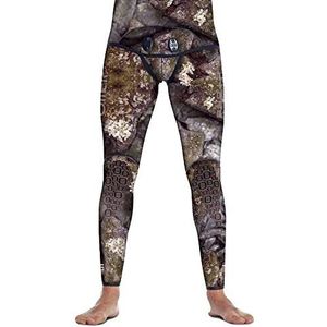 OMER Holo-broek van steen, 7 mm, beweegt je voor volwassenen, uniseks, meerkleurig, L