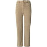 PEPE JEANS - Velours Broek - Beige - Katoen - Driekwartbroek