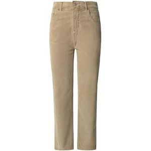 PEPE JEANS - Velours Broek - Beige - Katoen - Driekwartbroek