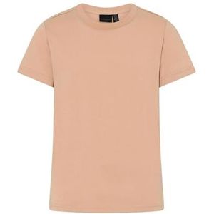 Kabooki Unisex Jongens Unicoloured Organic Cotton Biologisch Katoen KBTheodor 102 T-shirt, 147 Beige, 13-14 jaar, 147 Beige, 13-14 Jaren