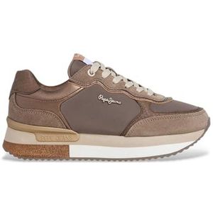 Pepe Jeans - PLS600008 Rusper Glam - Leren Slippers - Bruin - 3 tot 5 cm