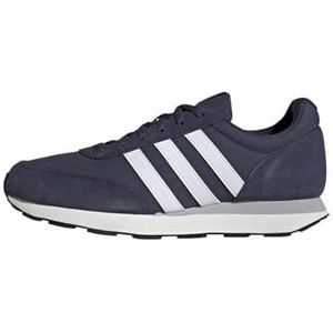 adidas Run 60s 3.0 Hardloopschoenen voor heren, marineblauw (Ftwr White Core Black), 45 1/3 EU