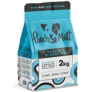 Pooch & Mutt - Vitaliteit en spijsvertering, graanvrij volledig droog voer voor honden, zalm en zoete aardappel, 2 kg