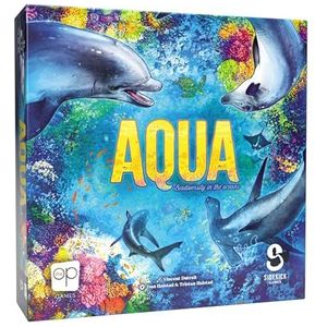 AQUA: Biodiversity in the Oceans | Bordspel | Spannend Strategiespel voor Volwassenen en Gezinnen | Thematisch Tegel Leg Spel | Leeftijd 8+ | 1-4 Spelers | Sidekick Games