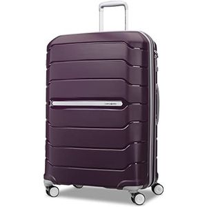 Samsonite Freeform Hardside uitbreidbaar met dubbele spinnerwielen, Amethist paars, Checked-Large 28-Inch, Freeform Hardside uitbreidbaar met dubbele spinnerwielen