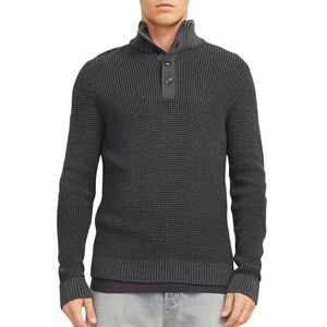 JACK & JONES - JJETHAN - Gebreide Trui - Antraciet