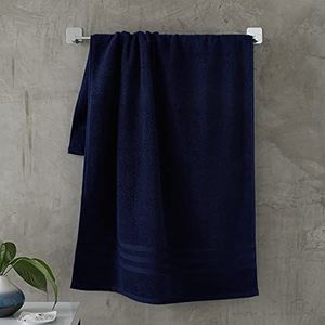 Catherine Lansfield Zero Twist 90X140Cm Badlaken Paar Navy