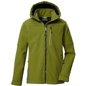 killtec - KOW 226 - Softshell Jack - Kaki - Voor Jongens - Met Capuchon