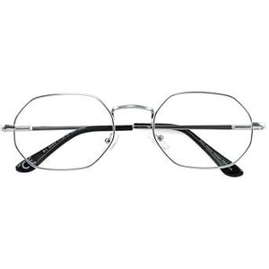 GianMarcoVenturi Leesbril Perugia zilver +3.00, Zilver, 3 Diottria