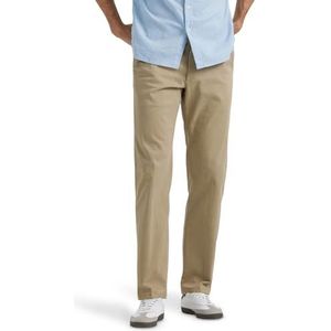 Lee Herren Jeans Flat Front Straight XM, Regular Fit, Straight Leg, ORIGINLKHAKI, 32W / 32L