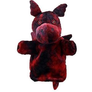 The Puppet Company - Eco Animal Puppet Buddies - Draak (Rood)