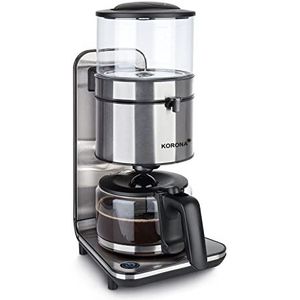 Korona Koffiezetapparaat Koffiezetapparaat 1,25L - Filterkoffiezetapparaat - Zilver - Zwart