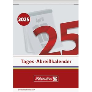BRUNNEN Scheurkalender (2025), 1 pagina = 1 dag, 81 × 106 mm