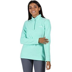 Regatta Fleece-Sweethard, licht, halve ritssluiting met stof, symmetrie fleece, voor dames, RWA027 7BS08L, theeboom, 41