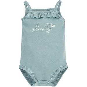 Pinokio Bodysuit mouwloos SC 62 ZI, 100% katoen, uniseks 50-68 (62), Green Bloom, 62 cm