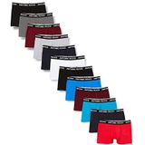 Antonio Rossi Boxershorts voor heren, verpakking van 12 stuks, met elastische band, ademende, zachte boxershorts voor mannen, voor dagelijks gebruik, meerkleurig (licht)., XXL