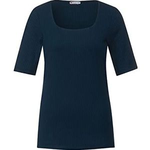 Street One - A318768 - T-shirt - Blauwgroen - 3/4-mouwen