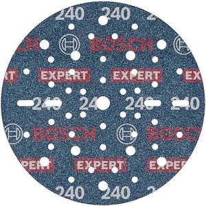 Bosch 50x EXPERT O780 Folieschuurschijf, 150 mm (voor Hardhout, Verf op hout, Ø 150 mm, Korrel 240, Professional Accessoires Excenterschuurmachine)