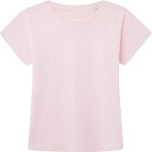 Pepe Jeans Bloomy T-shirt voor meisjes, roze (roze), 8 Jaren