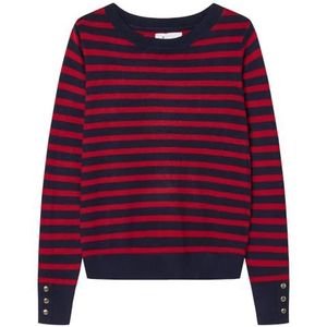 Springfield Nieuw structuurhemd met boomborduurwerk, rood, maat XL