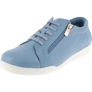 Andrea Conti Dames Low Top Sneaker, Infinity Blue, 36 EU, Infinity Blue., 36 EU