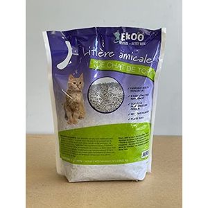EKOO EKO-603 Tofu Cat Litter Neutral/Kool, eenheidsmaat, neutraal, 2,56 kg