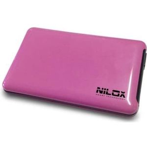 Nilox Box leeg voor harde schijven, USB 3.0, violet/fuchsia