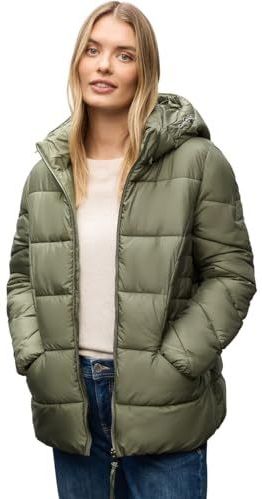 STREET ONE - Gewatteerde Jas - Lichen Green - Met Capuchon