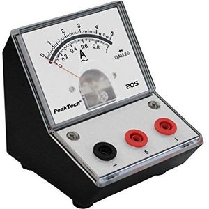 Draaispoel paneelmeter met spiegelschaal 0-5A DC