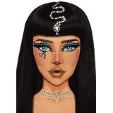 Leg Avenue Carnaval Cleopatra face jewels sticker, Onesize (Multicolor)