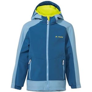 VAUDE Softshell jas Kids Rondane IV, hoogwaardige outdoorjas, wind- en waterafstotende regenjas met capuchon, klimaatbesparende regenjas voor kinderen