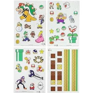 Paladone, officiële gelicentieerde Super Mario Bros-koelkastmagneten van Nintendo van Paladone, 63 iconische Mario-personages, magnetische set, retro gaminggeschenkdecoratie voor whiteboards,