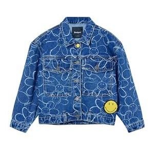 Desigual Chaq_ada Jacket voor meisjes, blauw, 12 Jaren