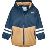Playshoes Regenjas met fleecevoering, marine-bruin, 80