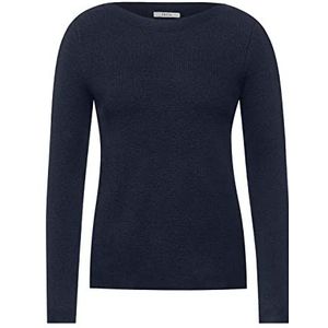 Cecil Dames Pullover trui 301632, Deep Blue Melange, M