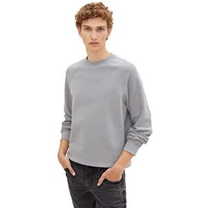 TOM TAILOR Denim Uomini Sweater met structuur 1034100, 10921 - Explicit Grey, S
