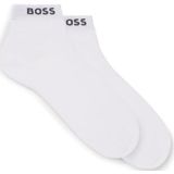 Enkelsokken - Wit - Tricot - 2 Paar