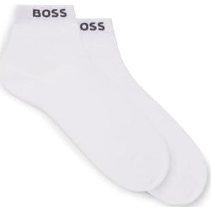 Enkelsokken - Wit - Tricot - 2 Paar