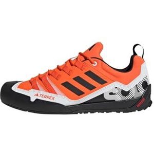 adidas Uniseks-Volwassen Terrex Swift Solo 2.0 Hiking Shoes, Wonder Steel/Core Black/Orange, 38 EU