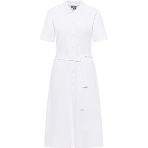 CLIMA IGLU Jersey jurk voor dames, wit, M