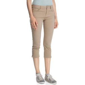 ESPRIT Capri-jeans voor dames, capri-lengte met gekleurd dessin, beige (covina beige 160), 28W