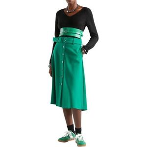 United Colors of Benetton Damesrok, bosgroen 1u3, 38 NL