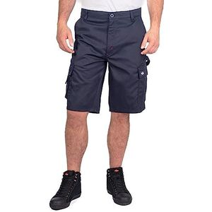 Lee Cooper werkkleding LCSHO806 Mens Multi Pocket werk veiligheid broek Cargo Shorts, 36W, marineblauw, 1