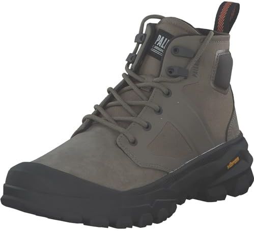 Palladium - PALLARIDER ZIP MIX - Motorlaarzen - DUSKY GREEN