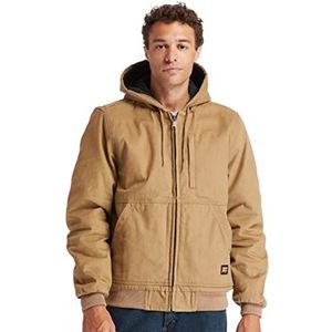 Timberland PRO Men's A1VB4 Gritman Canvas Hooded Jacket - Large - Dark Wheat