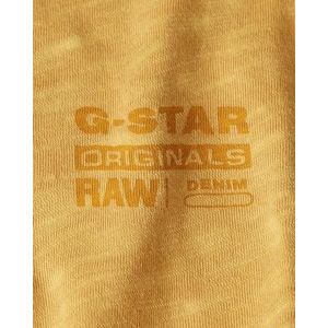 G-Star RAW musa stencil pigment dye r t, geel (Dk Spice Gd D24688-b256-g473), XXL