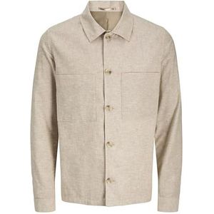 Jack & Jones Mannelijke hybride blazer JPRRIVIERA Slim Fit Blazer, beige, L