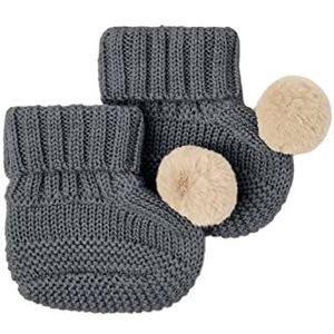 Bestseller A/S Babyjongens NBMWRILLA Wool Knit Slippers W/DOT XXIII sokken, Iron Gate, 62/68, iron gate, 62/68 cm