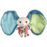 Fisher-Price Baby zintuiglijk speelgoed Planet Friends Een en al oor Knuffeltje, zachte olifant voor baby's vanaf 3 maanden, HKD63